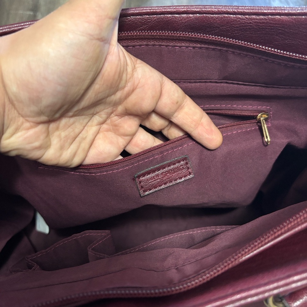 Call It Spring Maroon Satchel - Picture 9 of 12